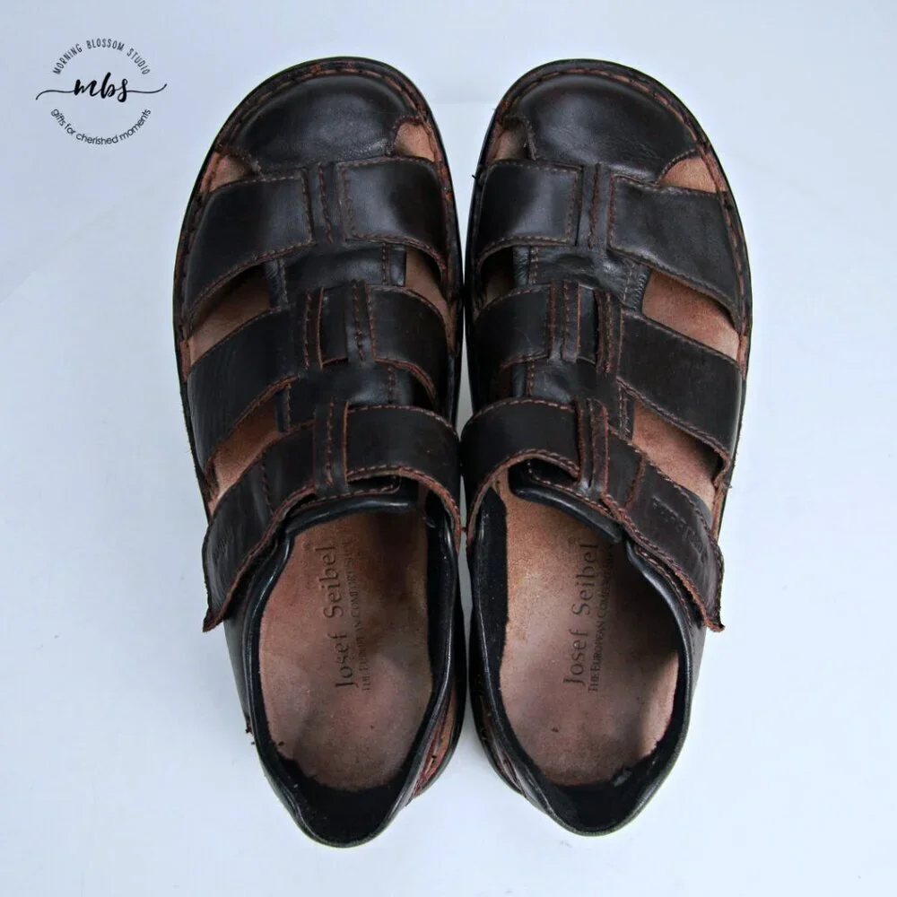 Josef Seibel Jeremy Moro Fisherman Sandals Brown Men EU‎ 44, US 10.5